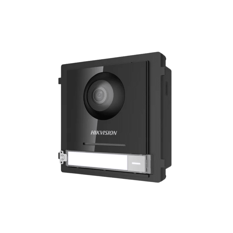 VIDEOPORTERO 2MP, 1 BOTÓN ,IR ETHERNET RS-485, 4 CANALES, IP65, 12 VDC O POE