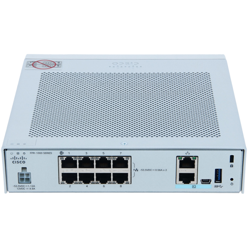 CON-3SNT-FPR1010N Cisco 3YR SNTC 8X5XNBD Cisco Firepower 1010 NGFW Appliance D