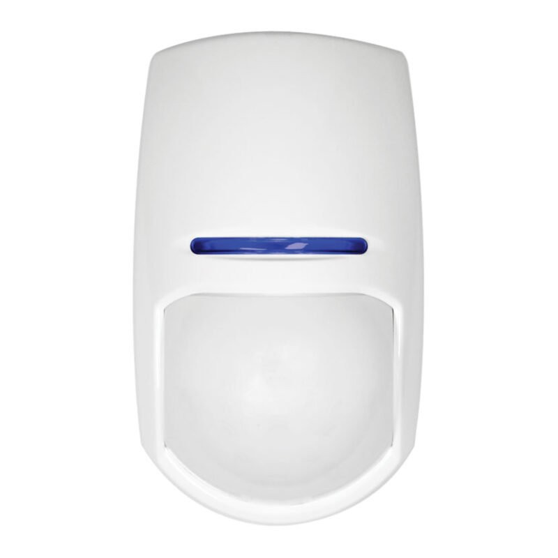 SENSOR DE ALARMA 433MHZ RANGO DE DETECCION 10 X 10 MTRS 85 GRADOS DISTANCIA 800 M AES-128 INMUNIDAD A MASCOTAS 24KG