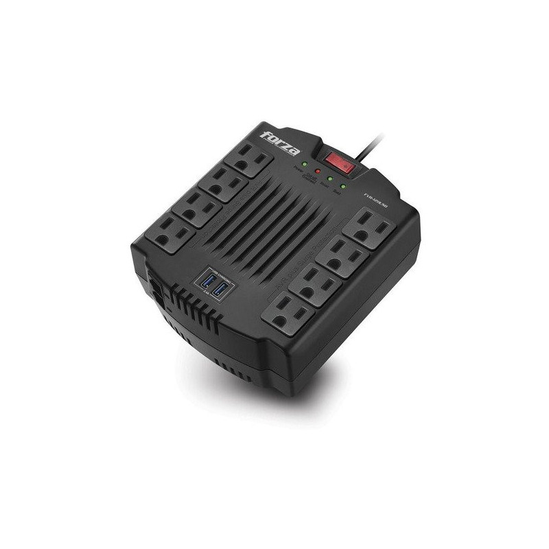Forza FVR-1211USB Volt Reg 1200VA/600W 115V 8-NEMA USB
