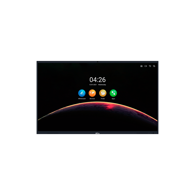 ZK-IWB65BP - PANTALLA INTERACTIVA DIGITAL DE 65" UHD 4K TECNOLOGIA D-LED CAMARA 13 MP HDMI/USB/VGA ANDROID 11.0