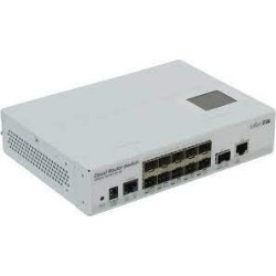 CRS212-1G-10S-1S+IN Cloud Router Switch Capa 3, 10 Puertos SFP, 1 SFP+ (Escritorio)