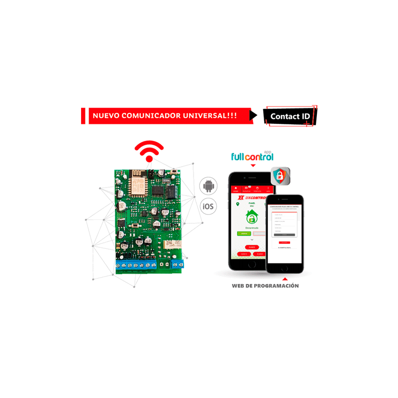 DXFULLWIFIMAX - COMUNICADOR UNIVERSAL WIFI DXCONTROL