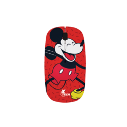 Xtech Mickey Mouse, Mouse óptico inalámbrico USB de 4 botones XTM-D340MK
