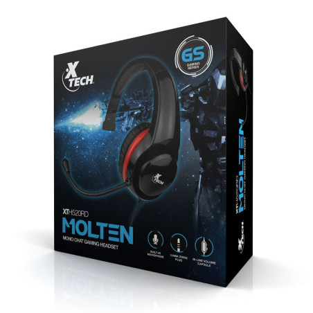 Xtech Molten | Monoauricular para videojuegos Factor de forma : Supraaural