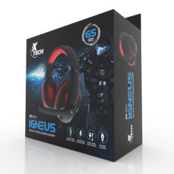 Xtech Igneus | Audífonos estéreo iluminados para videojuegos XTH-551