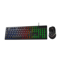 Xtech Antec Combo para videojuegos de teclado multimedia en español y mouse