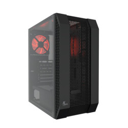 Chasis tipo torre ATX mediana para videojuegos con ventana de acrílico
