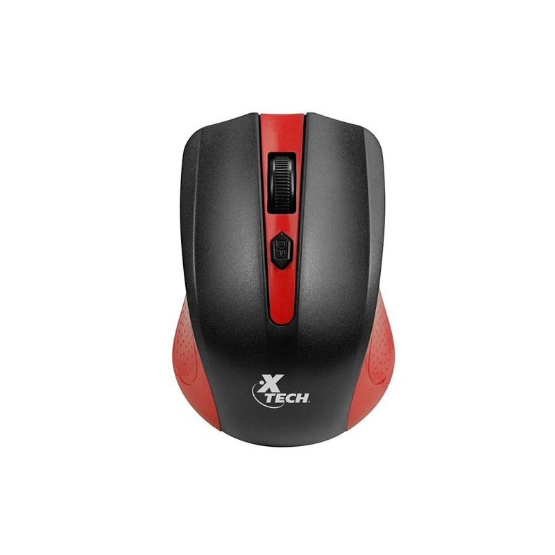 Xtech Galos | Mouse óptico inalámbrico de 4 botones Rojo XTM-310RD