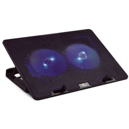 Xtech Base de enfriamiento para computadora portátil hasta 15,6 pulgadas con alimentación USB