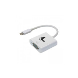 Xtech Adaptador con conector Tipo C macho a VGA hembra XTC-551