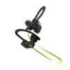 KX Sport earbuds Bluetooth IPX4 water resistant - 12hrs - Hooks - HD micrprophone Green