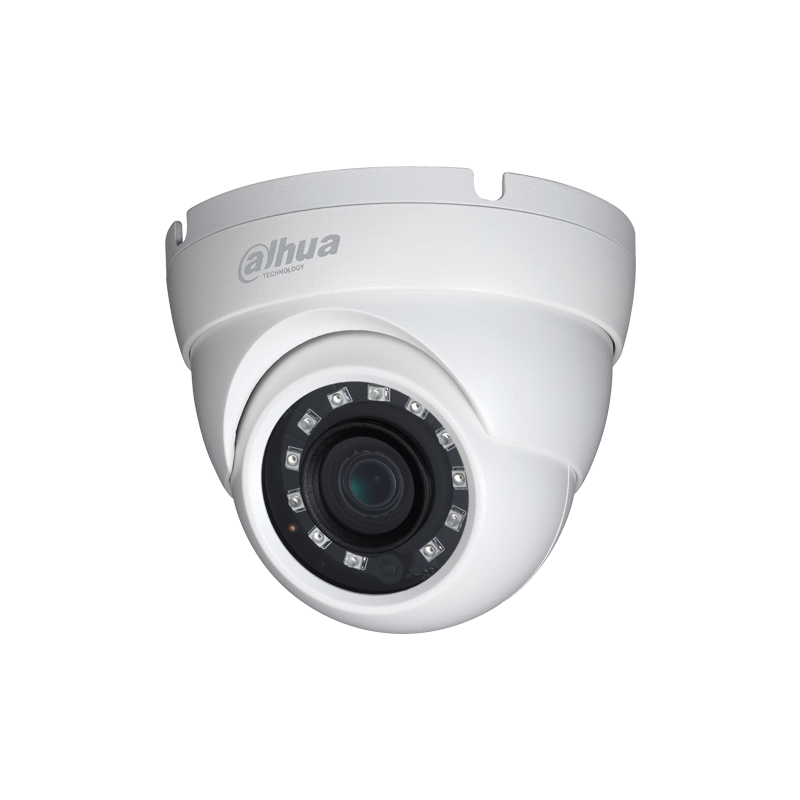 CAMARA 4 EN 1 1/2,7" CMOS 1080P TIPO DOMO METALICO LENTE 2,8MM FOV 103° DWDR IR 30M IP67 - DH-HAC-HDW1200MN-0280B-S5
