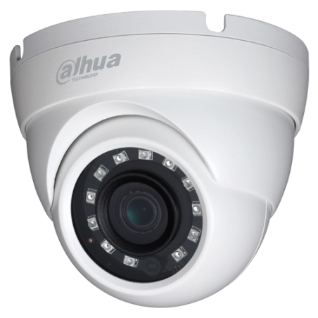 CAMARA 4 EN 1 1/2,7" CMOS 1080P TIPO DOMO METALICO LENTE 2,8MM FOV 103° DWDR IR 30M IP67 - DH-HAC-HDW1200MN-0280B-S5