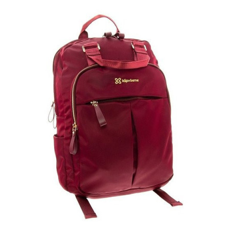 KX Bkpk Laptop 15.6" Red - 12Kg/26Lb - Three main compartments - Two front pockets - Pass-trough strap foor carry on - Premiun