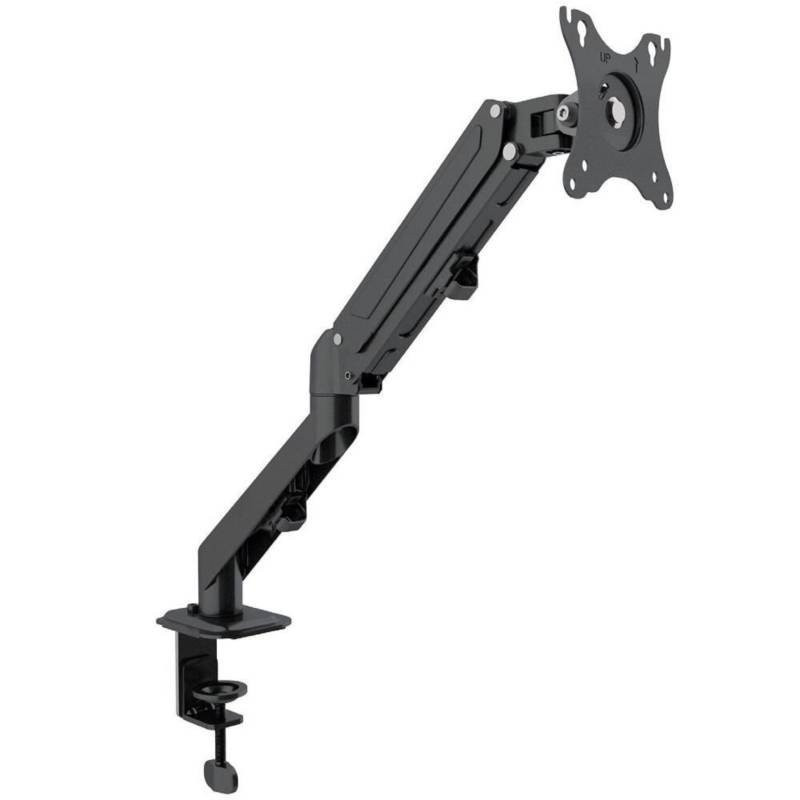 KX Brkt Adj KMM-400 Monitor mount 17"-27" Pneumatic spring, Clamp & Grommet Tilt-Swivel 6.5Kg max load