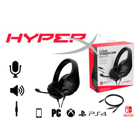 HyperX Audifono Cloud Stinger Core para USO de PC Gamig