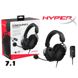 HyperX Cloud Alpha S Gaming Headset Blackout PC