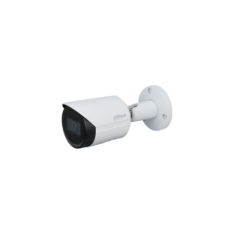 CAMARA IP BALA SEMIMETALICA 2MP@30FPS 2,8MM FOV 104° IP67 IR 30M DWDR H.265+ 2 IVS POE SLOT MICRO SD DH-IPC-HFW2230SN-S-0280B-S2