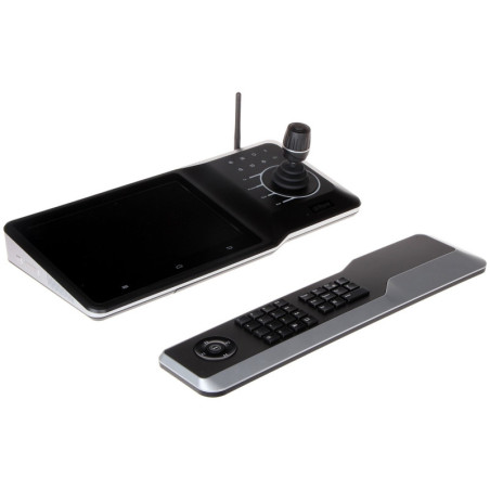 CONTROLADORA IP JOYSTICK DE 4 EJES PANTALLA TACTIL 10" MODULO TECLADO ADICIONAL 4 HDMI OUT DHI-NKB5000-F
