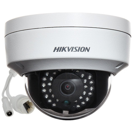 DS2CD2142FWDI - CAMARA IP TIPO DOMO IR 30M, 1/3 CMOS 4MP LENTE 2.8MM IP66 IK10 3D DNR 120DB WDR SD CARD H264+ VCA