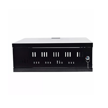 RACKECO - GABINETE PARA DVR MEDIDAS 33 X 18 X 32 CM CON APERTURA SUPERIOR LAMINA COLD ROLLED C22