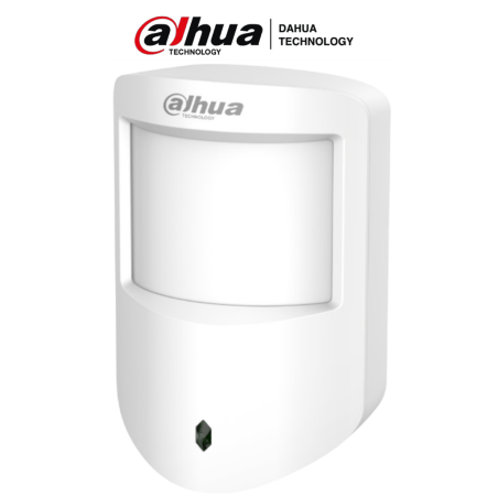 DHI-ARD1233-W2 - SENSOR PIR INALAMBRICO PROTOCOLO AIRFLY 433MHZ RANGO DETECCION 12 X 12M 90° BATERIA LITIO CR123A