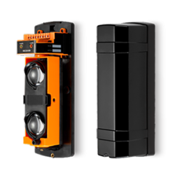 GVBT60F - BARRERA PERIMETRAL DE 2 HACES IR, 4 FRECUENCIAS CONFIGURABLES PARA LARGAS DISTANCIAS, ALCANCE 60M EXTERIOR,180
