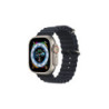 MQFU3BE/A Apple Watch Ultra (GPS + Cellular) - Caja de titanio de 49 mm - Correa Loop Trail amarilla/beis - Talla M/L