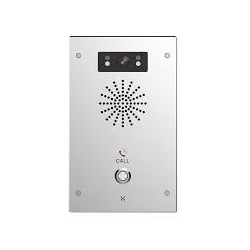 I16SV - INTERCOMUNICADOR 2 LINEAS SIP METALICO POE CAMARA 2MP 1 BOTON 2 RELEVADORES ENTRADA/SALIDA IP65 IK10