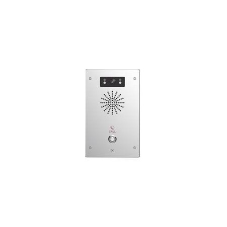 I16SV - INTERCOMUNICADOR 2 LINEAS SIP METALICO POE CAMARA 2MP 1 BOTON 2 RELEVADORES ENTRADA/SALIDA IP65 IK10