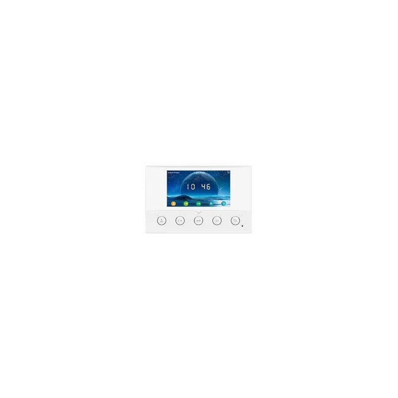 I51W - MONITOR 4.3" INTERNO IP 4 LINEAS SIP POE 4.3" 1080P WIFI 5 BOTONES AUDIO HD ONVIF