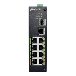DH-LR2110-8ET-120 - SWITCH EPOE CAPA2 8 PUERTOS 10/100MBPS HASTA 30W TOTAL MAX 120W 2 PUERTOS GIGABIT DE SUBIDA