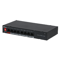 SWITCH POE 8 PUERTOS GIGABIT IEEE 802.3 AF/AT 1 PUERTO HASTA 60W RESTANTES HASTA 30W TOTAL MAX 96W - DH-PFS3008-8GT-96-V2