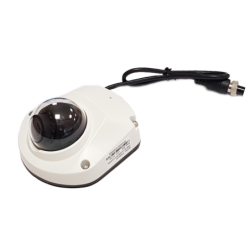 IP946C25 - CÁMARA MÓVIL TIPO DOMO IP 2MP 2.8MM ANTIVIBRACIÓN IR PLUG M12 6 PINES CON MIC
