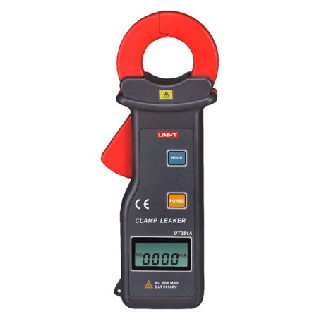 Pinza Amperimétrica De Corriente AC De Fuga Uni-Trend UT251A