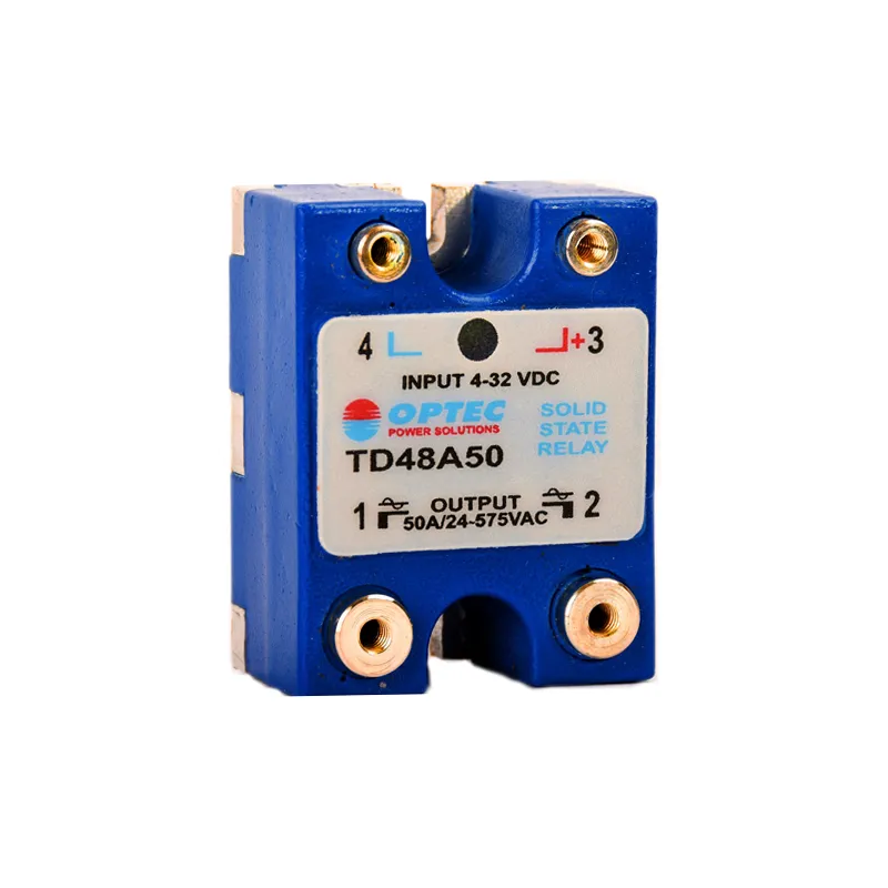 Relé De Estado Sólido Monofásico Optec TD48A50