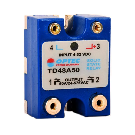 Relé De Estado Sólido Monofásico Optec TD48A50