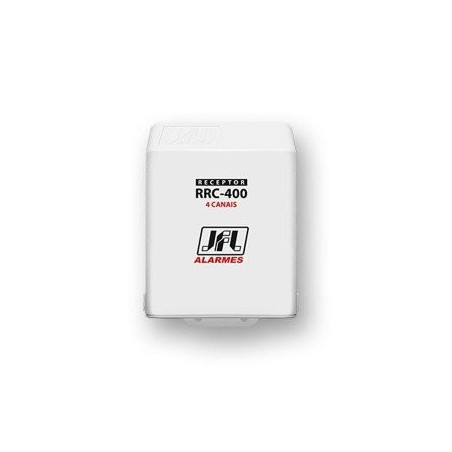 RRC-400 - RECEPTOR PROGAMABLE DE 4 CANALES SOPORTA HASTA 300 CONTROLES REMOTOS Y 40 SENSORES CARGA HASTA 400W