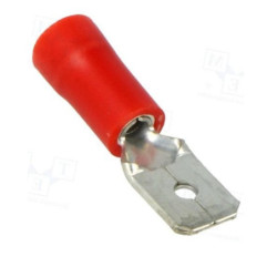 Terminal Macho Plano Aislado De 6.3 mm BM180