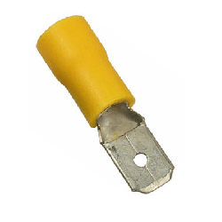 Terminal Macho Plano Aislado De 6.3 mm BM380