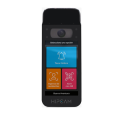 HIPCAM VIDEO PORTERO PLASTICO WIFI/BLUETOOTH CAMARA 1080P FULL HD PANTALLA TACTIL 4" FOV 160° IP65 - HCDBUS-C