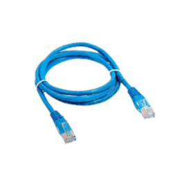 LP4C6USBL1 - PATCH CORD CAT 6 DE ALTA DENSIDAD SIN BLINDAR MULTIFILAR CHAQUETA AZUL CERTIFICADOS UL/ETL/CSA 1M"