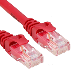 LP4C6USRD3 - PATCH CORD CAT 6 DE ALTA DENSIDAD SIN BLINDAR MULTIFILAR CHAQUETA ROJA CERTIFICADOS UL/ETL/CSA 3M