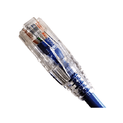 LP4C6DUCBL3C - PATCH CORD CAT6 ULTRADELGADO SIN BLINDAR 26AWG MULTIFILAR PARA CENTRO DE DATOS CHAQUETA CM AZUL 3M