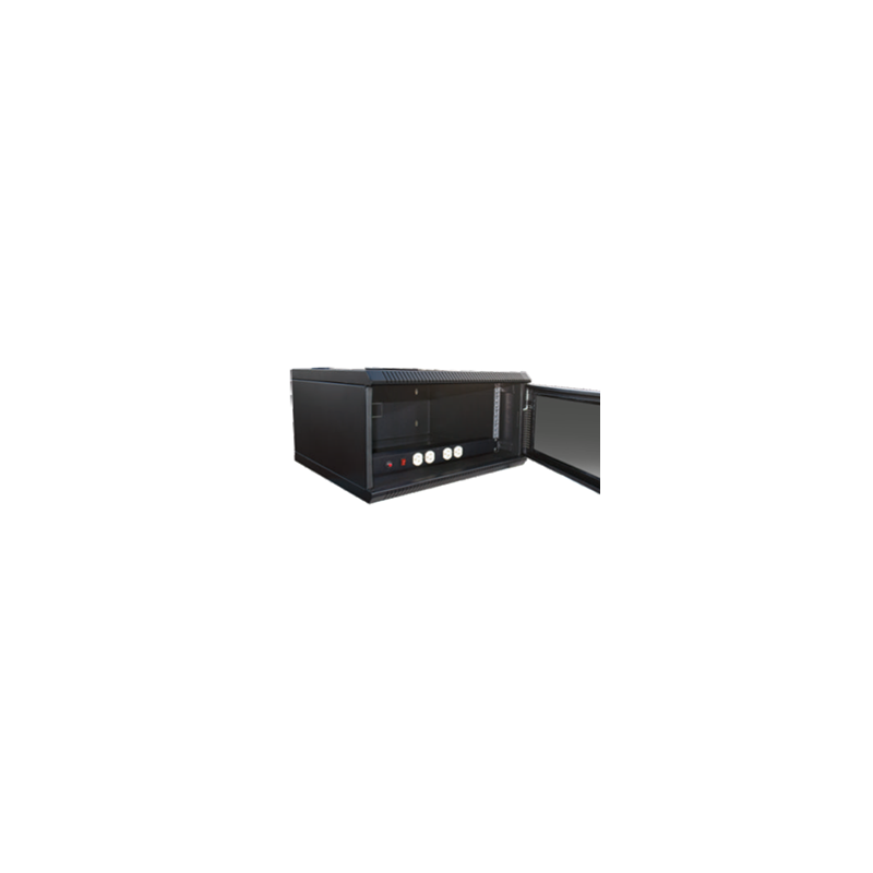 GC2048 - GABINETE DE PARED COMPACTO FORMATO 48,3 CM M.E. 46,2X52,5X39 CM 9 RU COLOR NEGRO QUEST