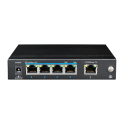 UTP3SW0401TP60 - SWITCH POE 4 PUERTOS POE 10/100MBPS + 1 PUERTO 10/100MBPS IEEE 802.3 AF/AT SALIDA TOTAL MAX 60W