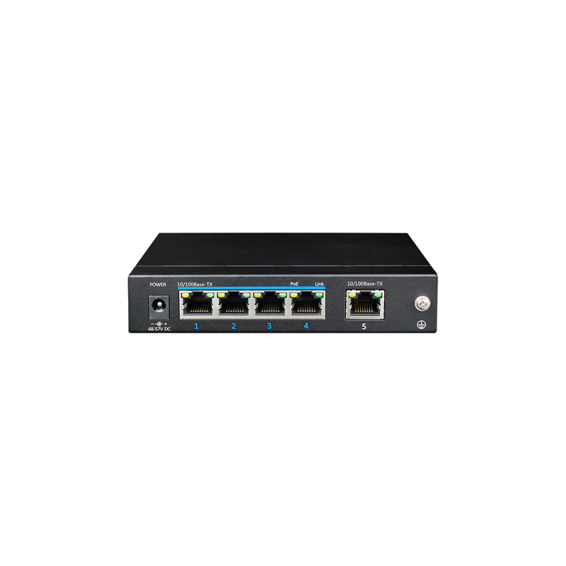UTP3SW0401TP60 - SWITCH POE 4 PUERTOS POE 10/100MBPS + 1 PUERTO 10/100MBPS IEEE 802.3 AF/AT SALIDA TOTAL MAX 60W