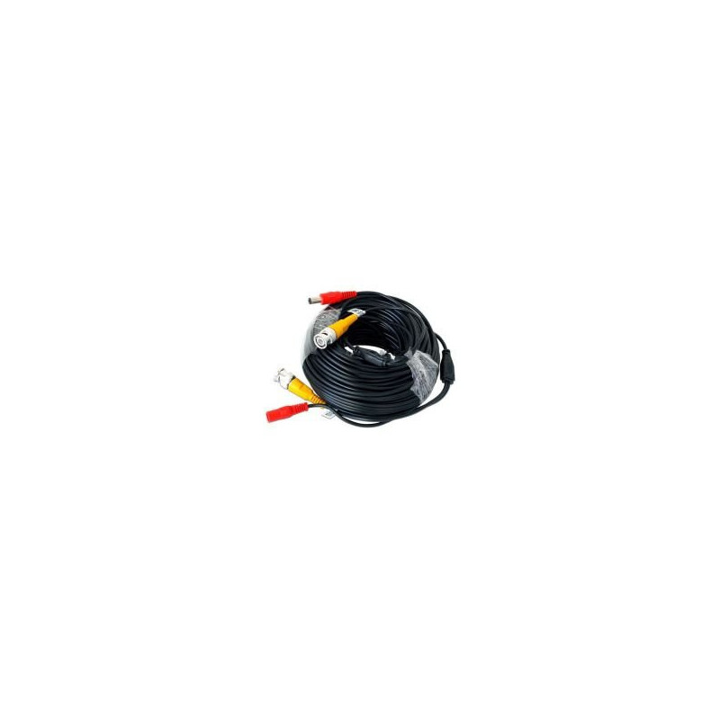 VIDEO CABLE SAT CCTV NEGRO ENC-VD2015 15M