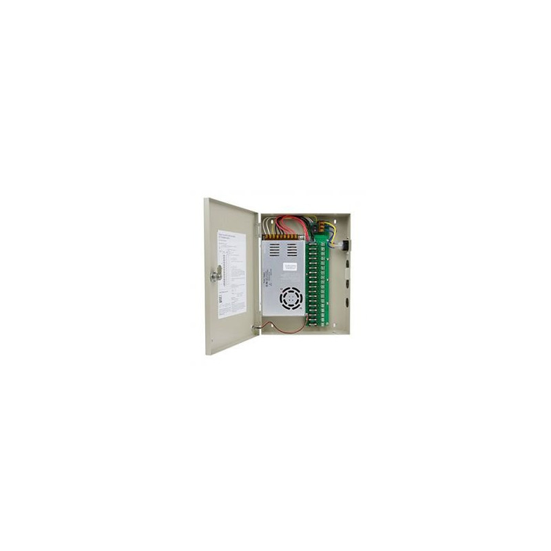 FUENTE CENTRALIZADA SAT PS 12VDC 20A 18CH
